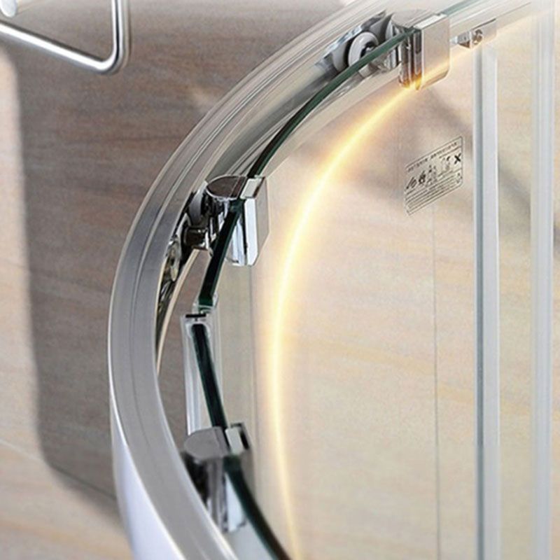 Black Neo-Angle Shower Enclosure Easy Clean Glass Shower Enclosure on Corner Clearhalo 'Bathroom Remodel & Bathroom Fixtures' 'Home Improvement' 'home_improvement' 'home_improvement_shower_stalls_enclosures' 'Shower Stalls & Enclosures' 'shower_stalls_enclosures' 'Showers & Bathtubs' 1200x1200_27d2934a-f779-48ad-9596-66f88a6ff269