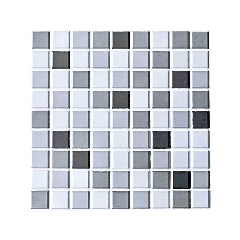 PVC Peel & Stick Mosaic Tile Square Shape Mosaic Tile Wallpaper Clearhalo 'Flooring 'Home Improvement' 'home_improvement' 'home_improvement_peel_stick_blacksplash' 'Peel & Stick Backsplash Tile' 'peel_stick_blacksplash' 'Walls & Ceilings' Walls and Ceiling' 1200x1200_27d2ddee-8504-45a9-8a4a-ededa0bb8653