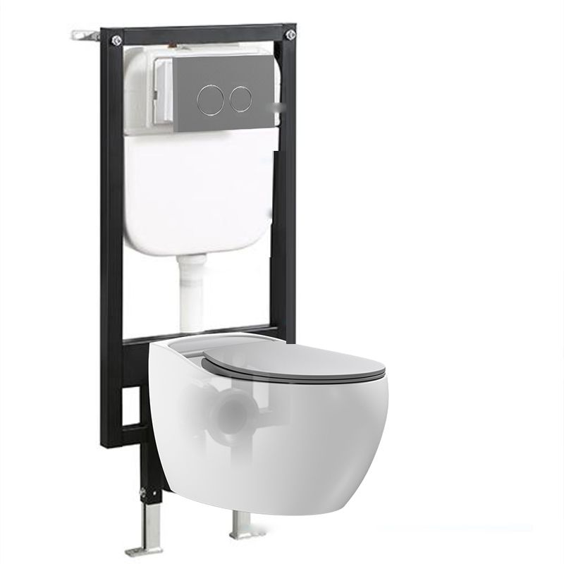 Wall Mount Modern Flush Toilet Porcelain Single Flush Toilet Clearhalo 'Bathroom Remodel & Bathroom Fixtures' 'Home Improvement' 'home_improvement' 'home_improvement_toilets' 'Toilets & Bidets' 'Toilets' 1200x1200_27da3f23-c6e3-4953-9fda-33c3b8e98567