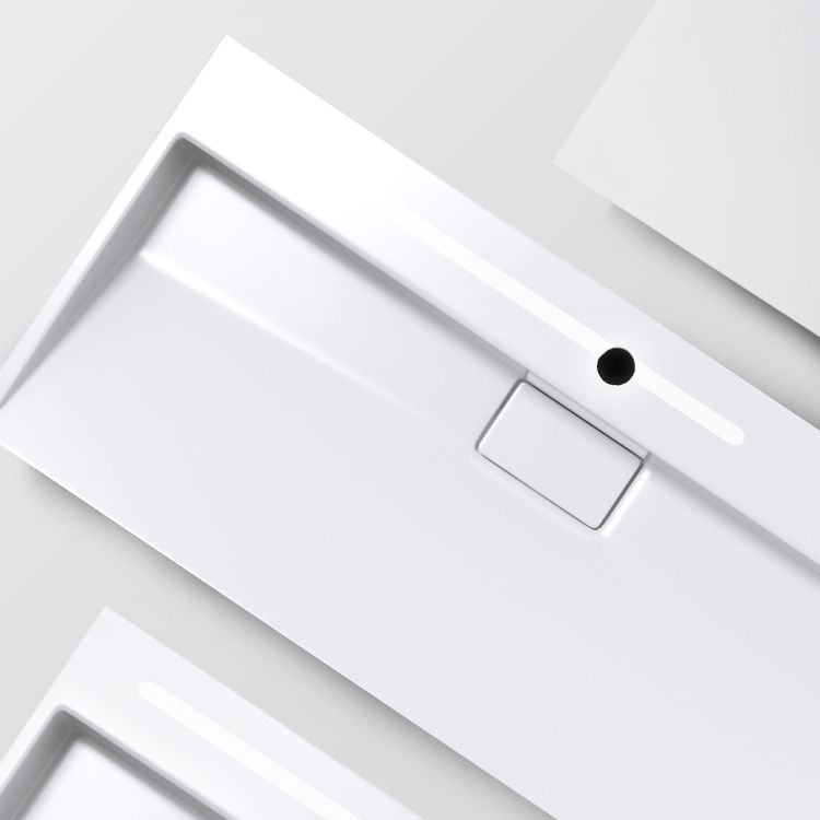 Modern Vessel Bathroom Sink Rectangular Single Faucet Hole Wash Stand(not Included Faucet) Clearhalo 'Bathroom Remodel & Bathroom Fixtures' 'Bathroom Sinks & Faucet Components' 'Bathroom Sinks' 'bathroom_sink' 'Home Improvement' 'home_improvement' 'home_improvement_bathroom_sink' 1200x1200_27f01b72-68c8-4176-8324-3704eafe2f0d