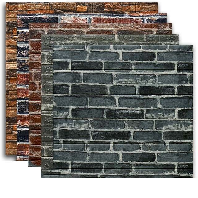Industrial Wall Plank 3D Print Bathroom Living Room Wall Panels Set of 10 Clearhalo 'Flooring 'Home Improvement' 'home_improvement' 'home_improvement_wall_paneling' 'Wall Paneling' 'wall_paneling' 'Walls & Ceilings' Walls and Ceiling' 1200x1200_280b0895-cc8b-47d0-ab88-0b4441aa5210
