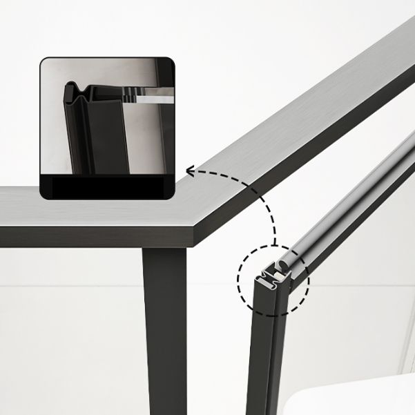 Neo-Angle Tempered Glass Shower Enclosure with Double Door Handles Clearhalo 'Bathroom Remodel & Bathroom Fixtures' 'Home Improvement' 'home_improvement' 'home_improvement_shower_stalls_enclosures' 'Shower Stalls & Enclosures' 'shower_stalls_enclosures' 'Showers & Bathtubs' 1200x1200_283e9366-0d87-4fa7-9259-b691c0beb0fc