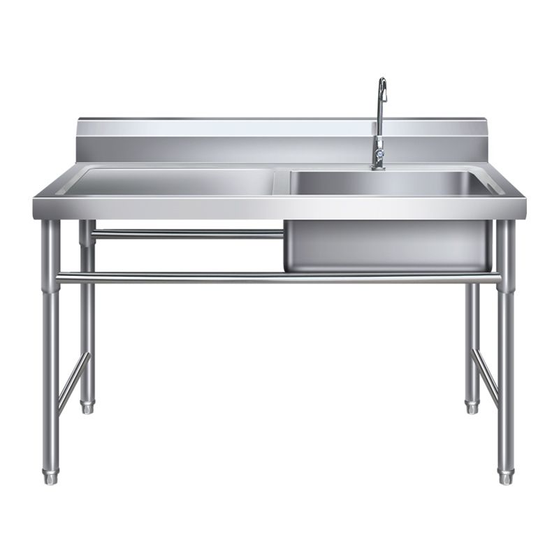 Stainless Steel Sink Undermount Kitchen Sink with Faucet and Base Clearhalo 'Home Improvement' 'home_improvement' 'home_improvement_kitchen_sinks' 'Kitchen Remodel & Kitchen Fixtures' 'Kitchen Sinks & Faucet Components' 'Kitchen Sinks' 'kitchen_sinks' 1200x1200_2896d666-0b82-452e-bb56-d663fe599814