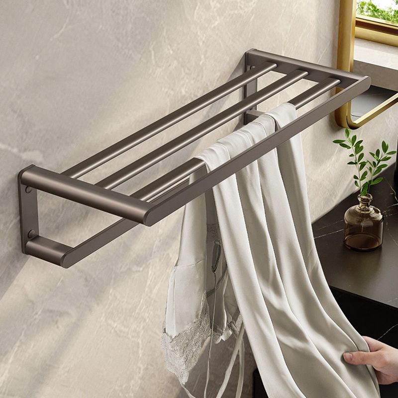 Contemporary Bathroom Accessory As Individual Or As a Set in Grey Clearhalo 'Bathroom Hardware Sets' 'Bathroom Hardware' 'Bathroom Remodel & Bathroom Fixtures' 'bathroom_hardware_sets' 'Home Improvement' 'home_improvement' 'home_improvement_bathroom_hardware_sets' 1200x1200_28aad936-edfe-49f1-9e68-0749f2899644