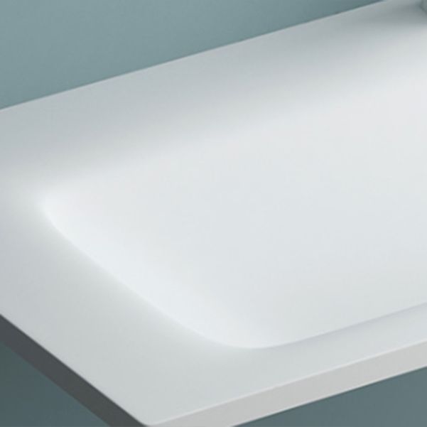 Modern Bathroom Sink Rectangular Wall Mount Bathroom Sink (Not Including Faucet) Clearhalo 'Bathroom Remodel & Bathroom Fixtures' 'Bathroom Sinks & Faucet Components' 'Bathroom Sinks' 'bathroom_sink' 'Home Improvement' 'home_improvement' 'home_improvement_bathroom_sink' 1200x1200_28b99541-321b-48a5-adf2-8e9a636e9f9c