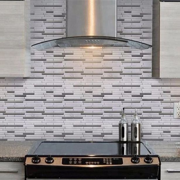 Peel & Stick Subway Tile Stain Resistant Plastic Rectangle Peel and Stick Tile 2 Pack Clearhalo 'Flooring 'Home Improvement' 'home_improvement' 'home_improvement_peel_stick_blacksplash' 'Peel & Stick Backsplash Tile' 'peel_stick_blacksplash' 'Walls & Ceilings' Walls and Ceiling' 1200x1200_28c68d3d-b420-4ca3-891a-54f2a46bae6a