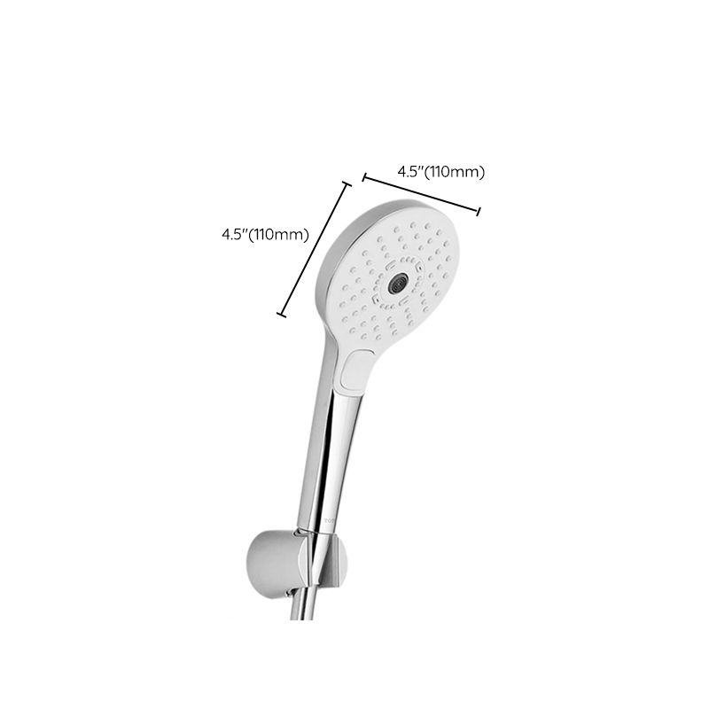 Contemporary Shower Head Round Handheld Shower Head in Bathroom Clearhalo 'Bathroom Remodel & Bathroom Fixtures' 'Home Improvement' 'home_improvement' 'home_improvement_shower_heads' 'Shower Heads' 'shower_heads' 'Showers & Bathtubs Plumbing' 'Showers & Bathtubs' 1200x1200_28da74fe-90fe-499d-886a-dd9c098e8b05