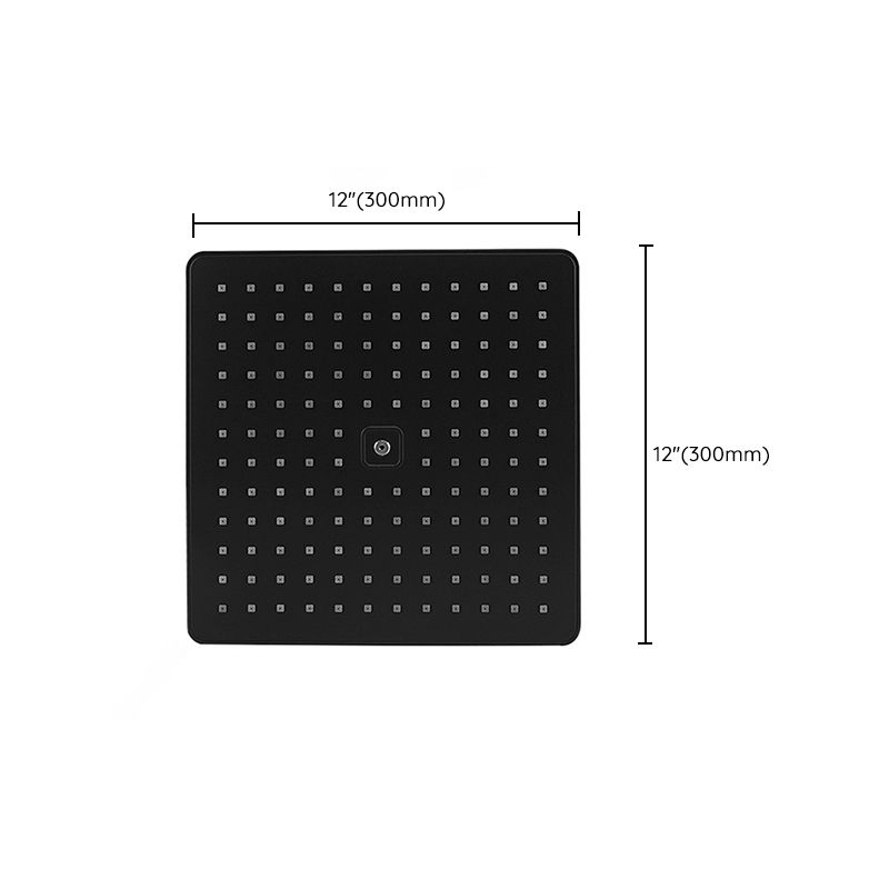 Modern Shower Head Rain Fall Fixed Shower Head Square Rain Fall Hand Shower Clearhalo 'Bathroom Remodel & Bathroom Fixtures' 'Home Improvement' 'home_improvement' 'home_improvement_shower_heads' 'Shower Heads' 'shower_heads' 'Showers & Bathtubs Plumbing' 'Showers & Bathtubs' 1200x1200_28fbece5-3c3b-41ca-ab6e-2286b5b653dd