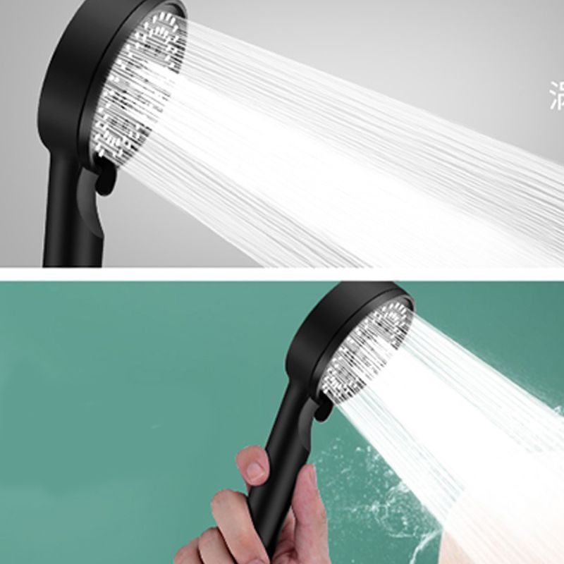 Modern Round Hand Shower Medium Flow 5 Sprays Wall-Mount Hand Shower Clearhalo 'Bathroom Remodel & Bathroom Fixtures' 'Home Improvement' 'home_improvement' 'home_improvement_shower_heads' 'Shower Heads' 'shower_heads' 'Showers & Bathtubs Plumbing' 'Showers & Bathtubs' 1200x1200_2903a0b4-229b-4365-94b9-0e3f2ca3d493