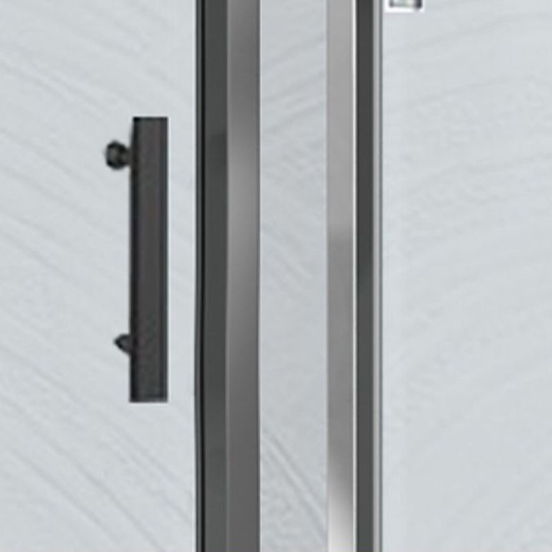 One-shaped Sliding Shower Bath Door Transparent Tempered Glass Shower Door Clearhalo 'Bathroom Remodel & Bathroom Fixtures' 'Home Improvement' 'home_improvement' 'home_improvement_shower_tub_doors' 'Shower and Tub Doors' 'shower_tub_doors' 'Showers & Bathtubs' 1200x1200_290f12c3-3d2d-4780-9884-339e888a1104
