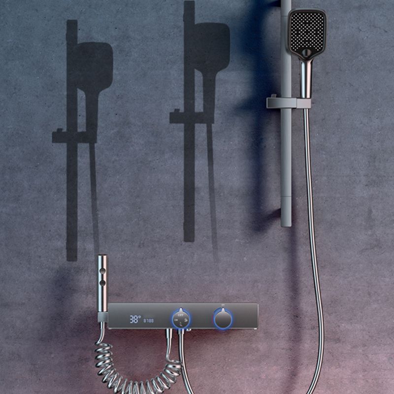 Shower System Rain Shower Head Massage/Jet Handheld Shower Trim Clearhalo 'Bathroom Remodel & Bathroom Fixtures' 'Home Improvement' 'home_improvement' 'home_improvement_shower_faucets' 'Shower Faucets & Systems' 'shower_faucets' 'Showers & Bathtubs Plumbing' 'Showers & Bathtubs' 1200x1200_2942dbe6-8b89-49db-82e1-82811cfbaaa4