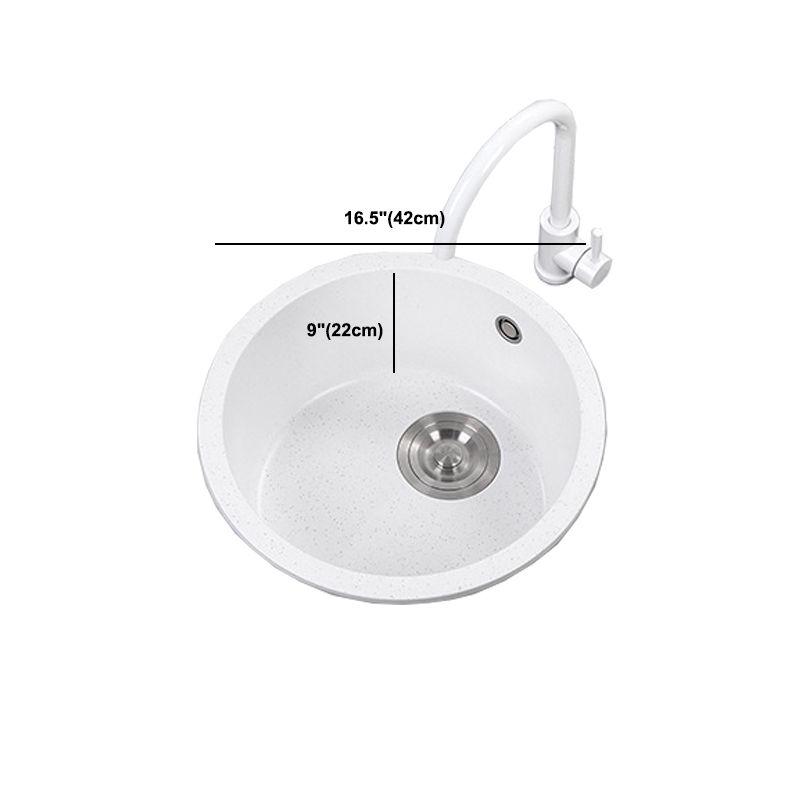 White 9" H Sink Single Bowl Drop-In Kitchen Sink with Soundproofing Clearhalo 'Home Improvement' 'home_improvement' 'home_improvement_kitchen_sinks' 'Kitchen Remodel & Kitchen Fixtures' 'Kitchen Sinks & Faucet Components' 'Kitchen Sinks' 'kitchen_sinks' 1200x1200_2948c665-f089-48a8-8568-4868bd35741b