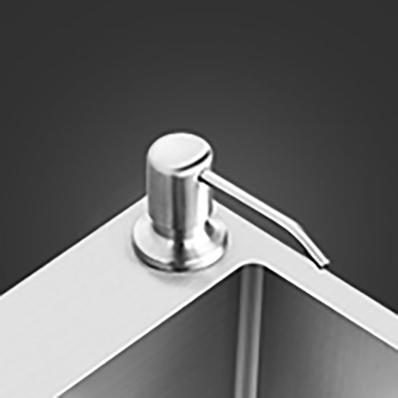 Single Bowl Kitchen Sink Stainless Steel Kitchen Sink with Strainer Clearhalo 'Home Improvement' 'home_improvement' 'home_improvement_kitchen_sinks' 'Kitchen Remodel & Kitchen Fixtures' 'Kitchen Sinks & Faucet Components' 'Kitchen Sinks' 'kitchen_sinks' 1200x1200_29588f37-7eca-4f96-b2fd-be7aad803865