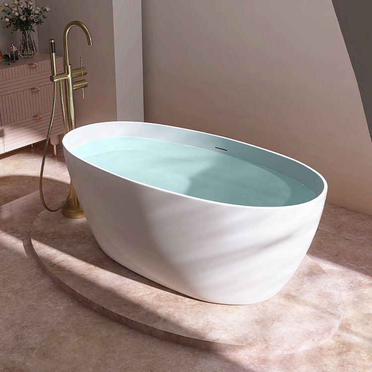 Antique Finish Soaking Bathtub Oval Modern Stand Alone Bath Tub Clearhalo 'Bathroom Remodel & Bathroom Fixtures' 'Bathtubs' 'Home Improvement' 'home_improvement' 'home_improvement_bathtubs' 'Showers & Bathtubs' 1200x1200_295c1f09-e238-480e-a35f-ea943e3218c5