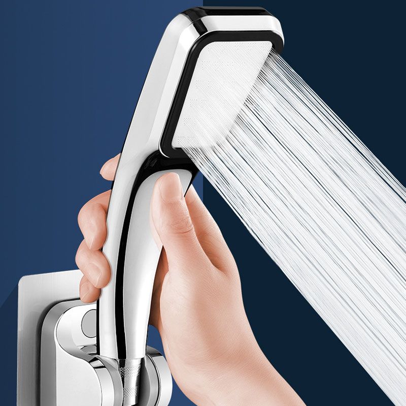 Traditional Hand Shower Metal Handheld Shower Head with Square Shape Clearhalo 'Bathroom Remodel & Bathroom Fixtures' 'Home Improvement' 'home_improvement' 'home_improvement_shower_heads' 'Shower Heads' 'shower_heads' 'Showers & Bathtubs Plumbing' 'Showers & Bathtubs' 1200x1200_297b15e0-2e34-492c-9950-edc111d3a1e3