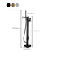 Modern Free Standing Faucet Rod Handle Handheld Shower Head Bathtub Faucet Clearhalo 'Bathroom Remodel & Bathroom Fixtures' 'Bathtub Faucets' 'bathtub_faucets' 'Home Improvement' 'home_improvement' 'home_improvement_bathtub_faucets' 1200x1200_297bf6aa-f052-4fe8-bd79-5a6a43bde4fa