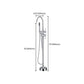 Floor Mounted Metal Freestanding Tub Filler One Handle Freestanding Faucet Clearhalo 'Bathroom Remodel & Bathroom Fixtures' 'Bathtub Faucets' 'bathtub_faucets' 'Home Improvement' 'home_improvement' 'home_improvement_bathtub_faucets' 1200x1200_2981f77c-c49a-4f2b-9c6a-3ced44fed962