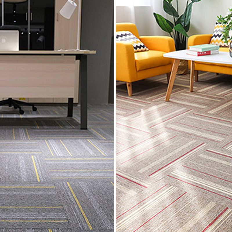 Modern Carpet Tiles Level Loop Self Adhesive Stain Resistant Carpet Tile Clearhalo 'Carpet Tiles & Carpet Squares' 'carpet_tiles_carpet_squares' 'Flooring 'Home Improvement' 'home_improvement' 'home_improvement_carpet_tiles_carpet_squares' Walls and Ceiling' 1200x1200_298bd59c-bef6-4e95-9534-43dd2eb68778