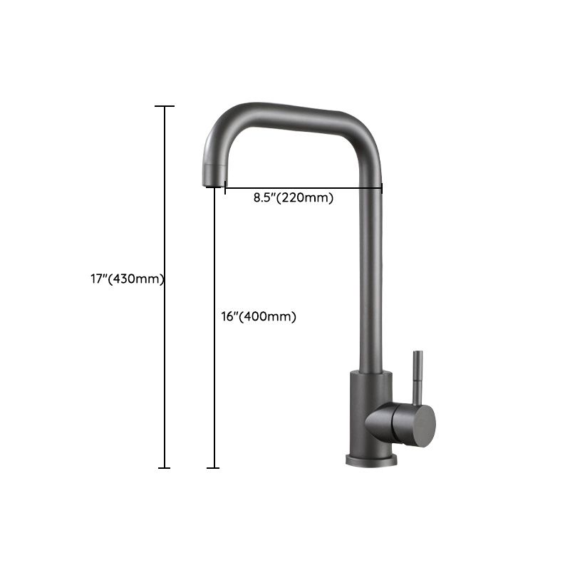 Modern Spray Kitchen Faucet Stainless Steel Swivel Spout Bridge Faucet Clearhalo 'Home Improvement' 'home_improvement' 'home_improvement_kitchen_faucets' 'Kitchen Faucets' 'Kitchen Remodel & Kitchen Fixtures' 'Kitchen Sinks & Faucet Components' 'kitchen_faucets' 1200x1200_29939cae-1348-4f2e-b26e-b65fc8d7e731