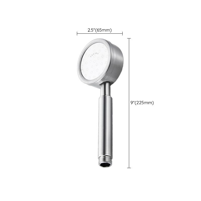 Stainless Steel Shower Head Modern Style Shower Head with Round Shape Clearhalo 'Bathroom Remodel & Bathroom Fixtures' 'Home Improvement' 'home_improvement' 'home_improvement_shower_heads' 'Shower Heads' 'shower_heads' 'Showers & Bathtubs Plumbing' 'Showers & Bathtubs' 1200x1200_29944cde-dc34-4773-ab69-2bad93fb5ce3