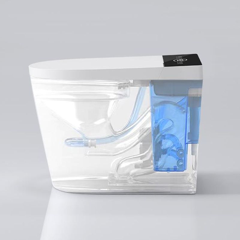 Simple Elongated All-in-One Bidet Ceramic Smart Toilet Bidet with Heated Seat Clearhalo 'Bathroom Remodel & Bathroom Fixtures' 'Bidets' 'Home Improvement' 'home_improvement' 'home_improvement_bidets' 'Toilets & Bidets' 1200x1200_29974b8c-aa61-4d30-b8cc-957cbfaa6846