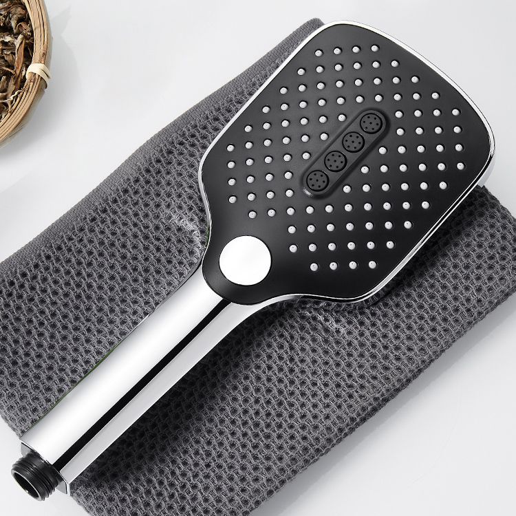 Contemporary Handheld Supercharged Shower Head Square Spray Head Clearhalo 'Bathroom Remodel & Bathroom Fixtures' 'Home Improvement' 'home_improvement' 'home_improvement_shower_heads' 'Shower Heads' 'shower_heads' 'Showers & Bathtubs Plumbing' 'Showers & Bathtubs' 1200x1200_29991eb4-72a9-46ec-94c4-35fa8bb98e1c