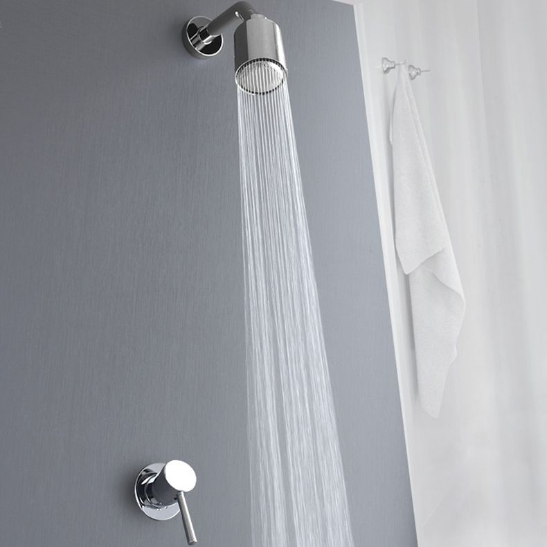 Metal Shower Head Combo Modern Round Fixed Shower Head for Bathroom Clearhalo 'Bathroom Remodel & Bathroom Fixtures' 'Home Improvement' 'home_improvement' 'home_improvement_shower_heads' 'Shower Heads' 'shower_heads' 'Showers & Bathtubs Plumbing' 'Showers & Bathtubs' 1200x1200_29ce4211-751c-40dc-aec0-1c0615d4cb31