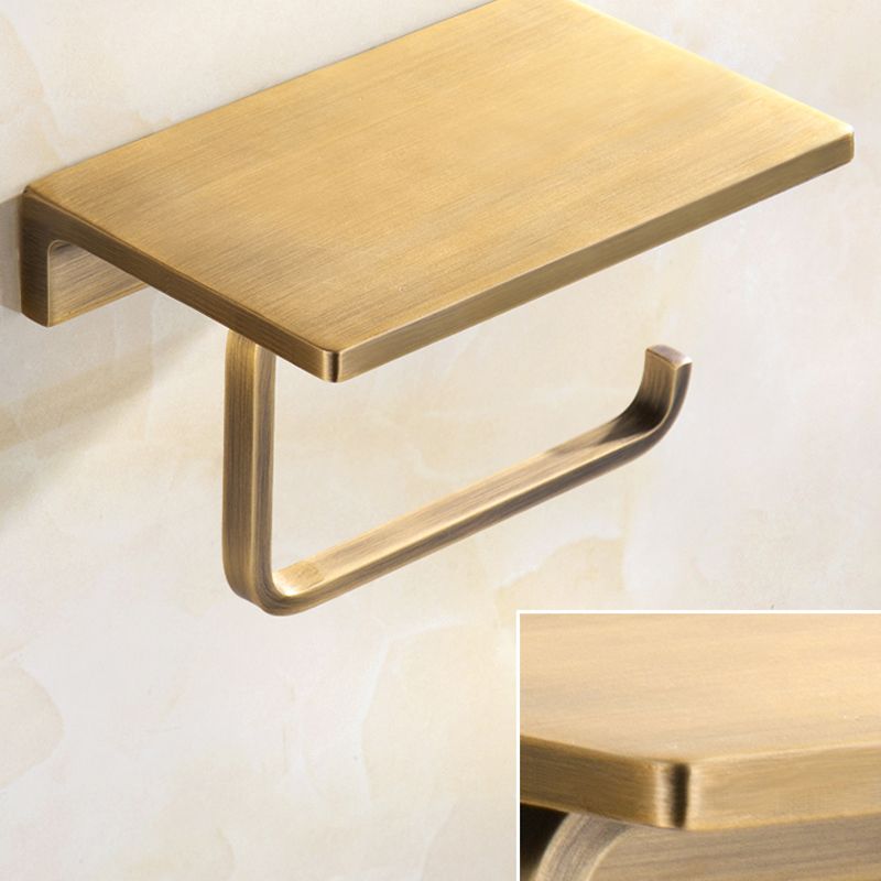 Traditional Bathroom Accessory Kit Gold Paper Holder Bathroom Set Clearhalo 'Bathroom Hardware Sets' 'Bathroom Hardware' 'Bathroom Remodel & Bathroom Fixtures' 'bathroom_hardware_sets' 'Home Improvement' 'home_improvement' 'home_improvement_bathroom_hardware_sets' 1200x1200_29d899ad-0cb1-48f3-be48-b4483e9cee8f