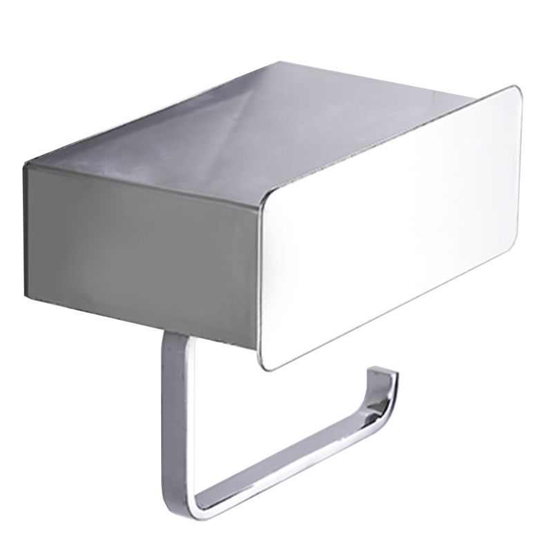 2 Piece Stainless Steel Classic Bathroom Accessory Set Black & Chrome Paper Holder Clearhalo 'Bathroom Hardware Sets' 'Bathroom Hardware' 'Bathroom Remodel & Bathroom Fixtures' 'bathroom_hardware_sets' 'Home Improvement' 'home_improvement' 'home_improvement_bathroom_hardware_sets' 1200x1200_29ee8974-18c6-4687-bcd7-4d0e2fd70377