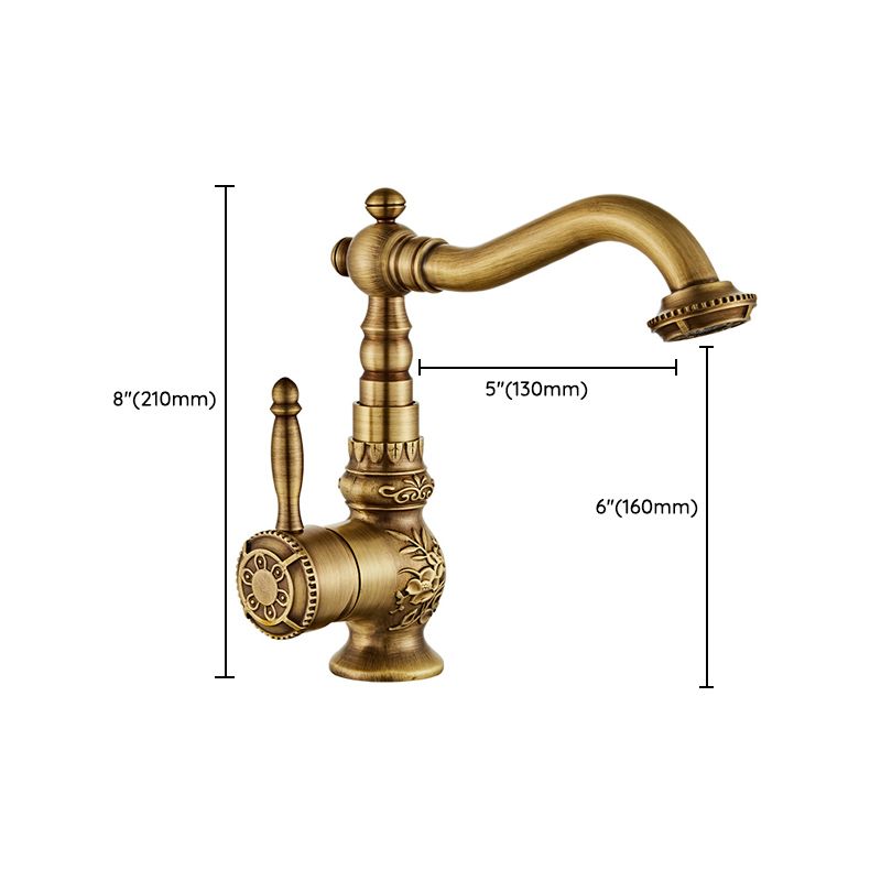 Brass Traditional Wide Spread Bathroom Faucet Lever Lavatory Faucet Clearhalo 'Bathroom Remodel & Bathroom Fixtures' 'Bathroom Sink Faucets' 'Bathroom Sinks & Faucet Components' 'bathroom_sink_faucets' 'Home Improvement' 'home_improvement' 'home_improvement_bathroom_sink_faucets' 1200x1200_29fa9406-8a4a-4a4f-9ea9-69f2944dd035