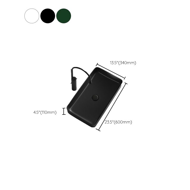 Modern Bathroom Sink Ceramic Oval White Basin Drain Assembly Bathroom Sink Clearhalo 'Bathroom Remodel & Bathroom Fixtures' 'Bathroom Sinks & Faucet Components' 'Bathroom Sinks' 'bathroom_sink' 'Home Improvement' 'home_improvement' 'home_improvement_bathroom_sink' 1200x1200_2a033365-7061-424f-a819-fcfed910dfa5