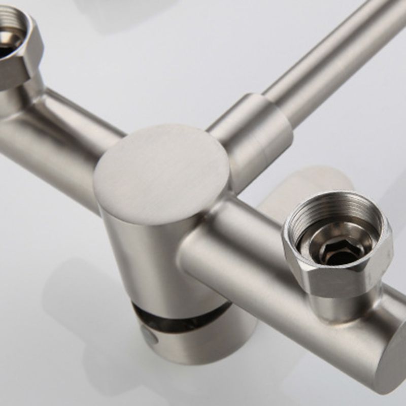 Contemporary 2-Function Kitchen Faucet 1-Handle Faucet with Stainless Steel Clearhalo 'Home Improvement' 'home_improvement' 'home_improvement_kitchen_faucets' 'Kitchen Faucets' 'Kitchen Remodel & Kitchen Fixtures' 'Kitchen Sinks & Faucet Components' 'kitchen_faucets' 1200x1200_2a142c53-8c21-4845-82ac-4a0fcaa22a49