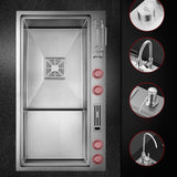 Modern Style Kitchen Sink Stainless Steel Dirt Resistant Drop-In Kitchen Sink Clearhalo 'Home Improvement' 'home_improvement' 'home_improvement_kitchen_sinks' 'Kitchen Remodel & Kitchen Fixtures' 'Kitchen Sinks & Faucet Components' 'Kitchen Sinks' 'kitchen_sinks' 1200x1200_2a1464ac-3fc4-4cf3-a47c-8511f8f859b9