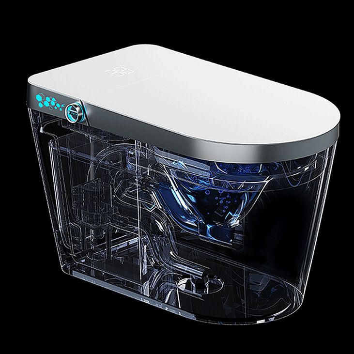 Water Pressure Control Floor Standing Bidet in White Deodorizing Clearhalo 'Bathroom Remodel & Bathroom Fixtures' 'Bidets' 'Home Improvement' 'home_improvement' 'home_improvement_bidets' 'Toilets & Bidets' 1200x1200_2a516524-7534-4cb6-8e17-800f287763de