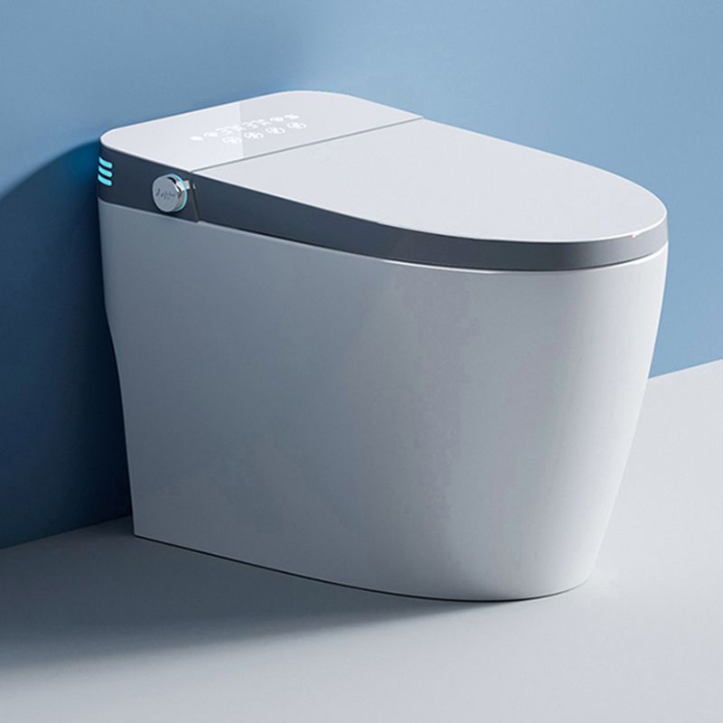 Elongated Floor Standing Bidet of Vitreous China with Heated Seat Clearhalo 'Bathroom Remodel & Bathroom Fixtures' 'Bidets' 'Home Improvement' 'home_improvement' 'home_improvement_bidets' 'Toilets & Bidets' 1200x1200_2a553b1b-03d6-4b07-a364-658004096232