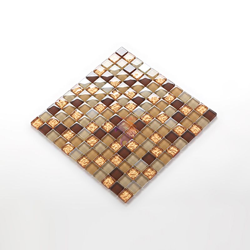 Glass Floor and Wall Tile Contemporary Square Shape Mosaic Tile Clearhalo 'Floor Tiles & Wall Tiles' 'floor_tiles_wall_tiles' 'Flooring 'Home Improvement' 'home_improvement' 'home_improvement_floor_tiles_wall_tiles' Walls and Ceiling' 1200x1200_2a601381-a076-4226-831a-566ed5d08bdb