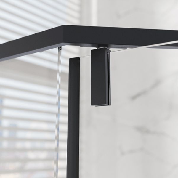 Pivot Transparent Shower Bath Door Tempered Semi-Frameless Shower Door Clearhalo 'Bathroom Remodel & Bathroom Fixtures' 'Home Improvement' 'home_improvement' 'home_improvement_shower_tub_doors' 'Shower and Tub Doors' 'shower_tub_doors' 'Showers & Bathtubs' 1200x1200_2a70f875-ba0e-468a-9eab-8574959ef95c