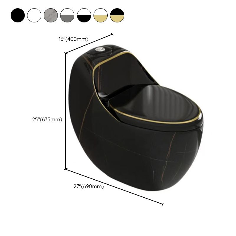 Siphon Jet Toilet Bowl Floor Mounted All-In-One Urine Toilet Clearhalo 'Bathroom Remodel & Bathroom Fixtures' 'Home Improvement' 'home_improvement' 'home_improvement_toilets' 'Toilets & Bidets' 'Toilets' 1200x1200_2a779d4f-2f20-4c70-b9bd-1ac580fdc31b