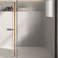 Glass and Metal Shower Door Simple One-Line Shower Black Bath Door Clearhalo 'Bathroom Remodel & Bathroom Fixtures' 'Home Improvement' 'home_improvement' 'home_improvement_shower_tub_doors' 'Shower and Tub Doors' 'shower_tub_doors' 'Showers & Bathtubs' 1200x1200_2a7891eb-a808-49e3-bead-7e7e722dbf2b