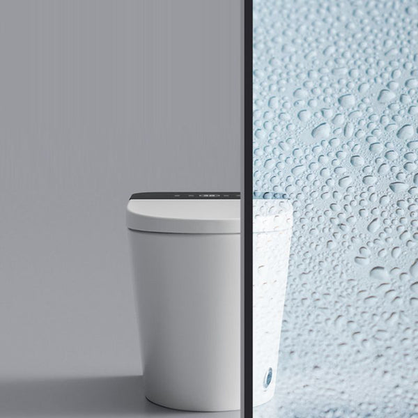 Pistolet pulvérisateur de toilettes à chasse d'eau en céramique  contemporain inclus, toilettes à urine pour salle de bains - Clearhalo