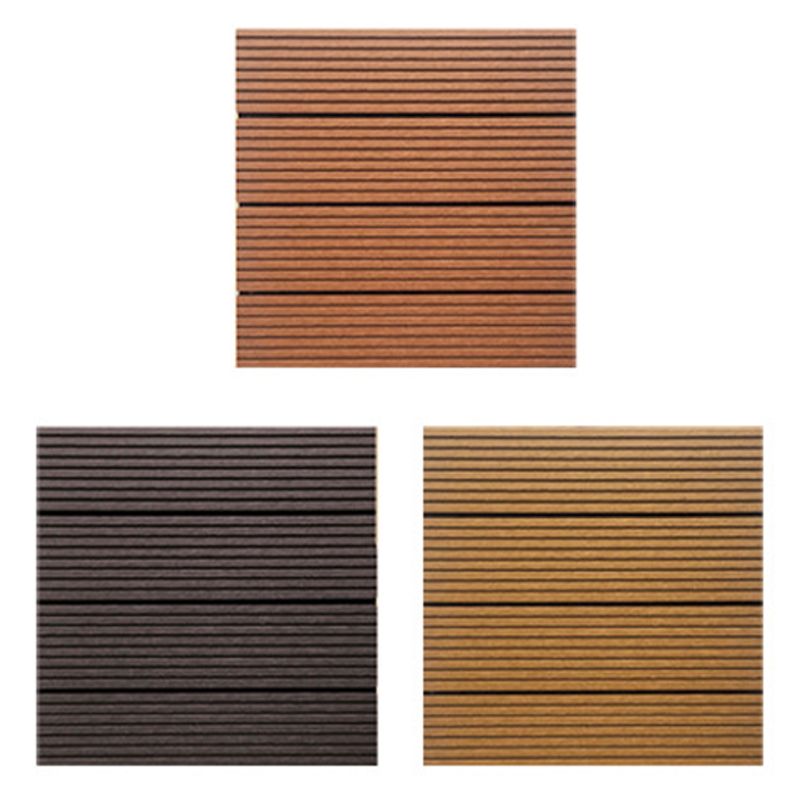 Contemporary Engineered Floor Tile Wire Brushed Click Lock Wooden Floor for Patio Garden Clearhalo 'Flooring 'Hardwood Flooring' 'hardwood_flooring' 'Home Improvement' 'home_improvement' 'home_improvement_hardwood_flooring' Walls and Ceiling' 1200x1200_2a9638ee-cdba-48a1-beb9-8fe8106b46ab