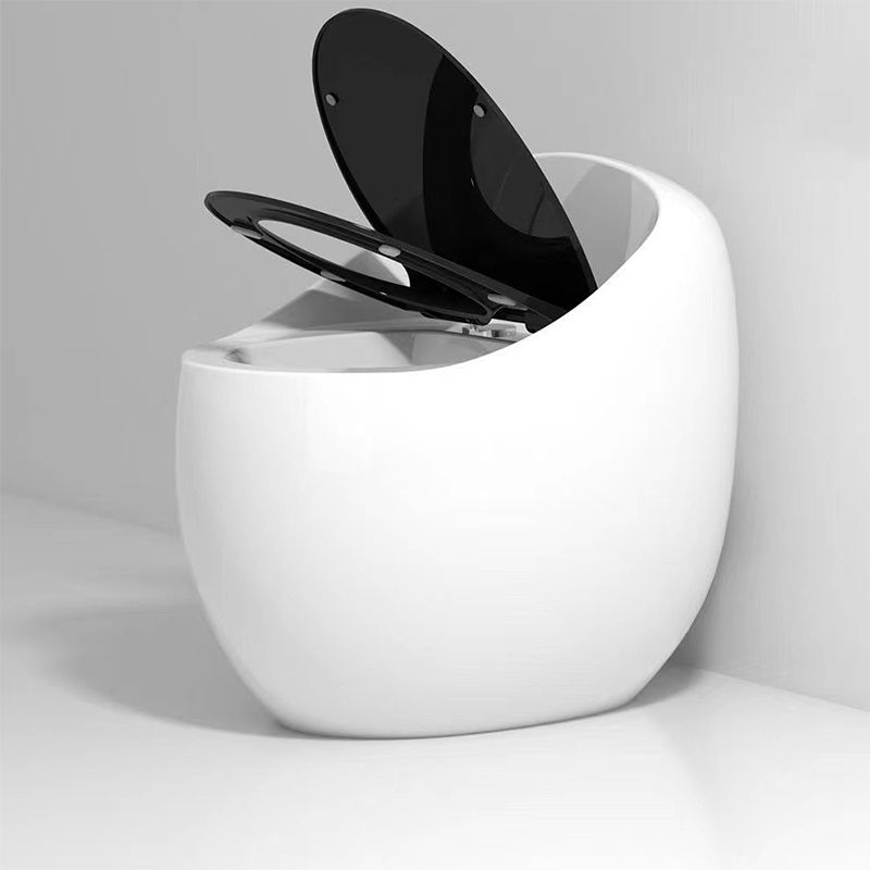 Modern Floor Mount Flush Toilet Siphon Jet Urine Toilet with Seat for Bathroom Clearhalo 'Bathroom Remodel & Bathroom Fixtures' 'Home Improvement' 'home_improvement' 'home_improvement_toilets' 'Toilets & Bidets' 'Toilets' 1200x1200_2aa0eed0-7bf9-4e79-b23f-5a5e0781636a