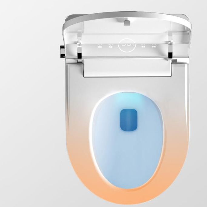 Contemporary Electronic Elongated Toilet Floor Standing Bidet Clearhalo 'Bathroom Remodel & Bathroom Fixtures' 'Bidets' 'Home Improvement' 'home_improvement' 'home_improvement_bidets' 'Toilets & Bidets' 1200x1200_2aa4b1f1-035d-4e08-bc59-697ea413e63b