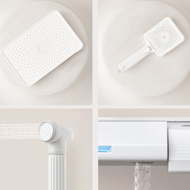 Modern Shower System Brass Slide Bar Included Wall Mounted Shower Set Clearhalo 'Bathroom Remodel & Bathroom Fixtures' 'Home Improvement' 'home_improvement' 'home_improvement_shower_faucets' 'Shower Faucets & Systems' 'shower_faucets' 'Showers & Bathtubs Plumbing' 'Showers & Bathtubs' 1200x1200_2abf7e87-421a-4f2c-9c8c-682c28f1a969