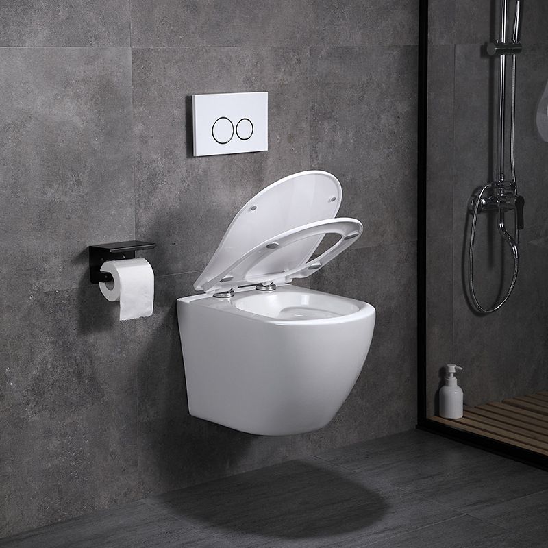 Modern Wall Hung Toilet Bowl One-Piece Urine Toilet with Seat for Washroom Clearhalo 'Bathroom Remodel & Bathroom Fixtures' 'Home Improvement' 'home_improvement' 'home_improvement_toilets' 'Toilets & Bidets' 'Toilets' 1200x1200_2ac9412c-1197-4bb9-950c-1fb96d6234bb