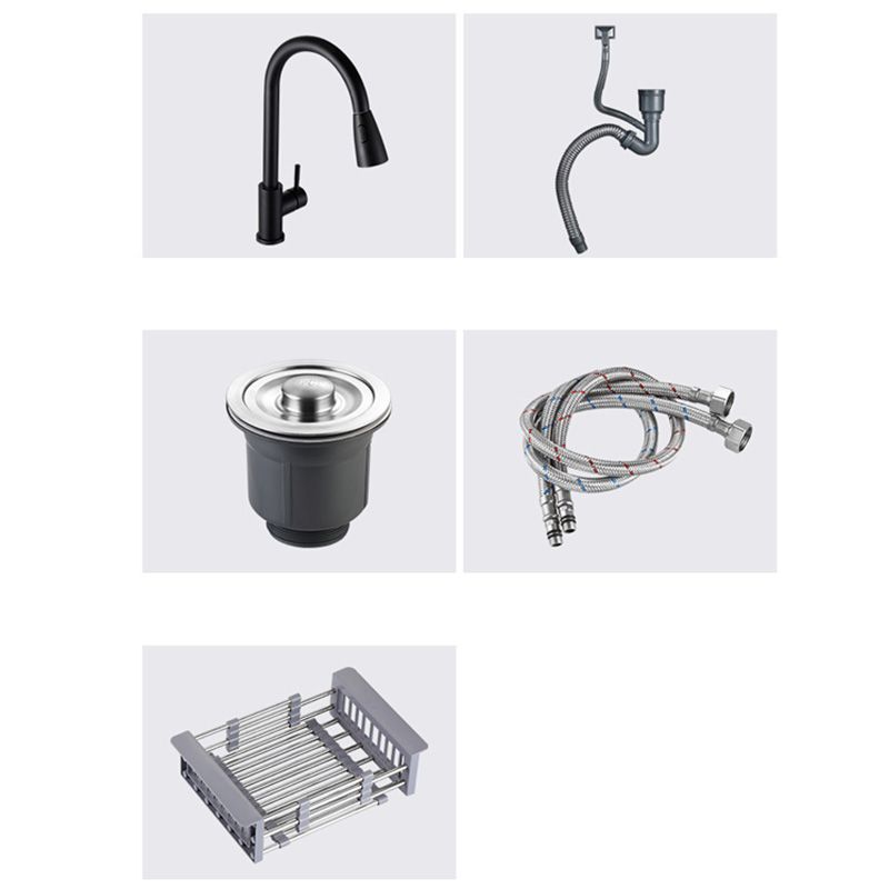 Stainless Steel Kitchen Sink Rectangle Shape Kitchen Sink with Center Drain Placement Clearhalo 'Home Improvement' 'home_improvement' 'home_improvement_kitchen_sinks' 'Kitchen Remodel & Kitchen Fixtures' 'Kitchen Sinks & Faucet Components' 'Kitchen Sinks' 'kitchen_sinks' 1200x1200_2af77457-34f8-49f4-a30b-7b2a18a1d9a4