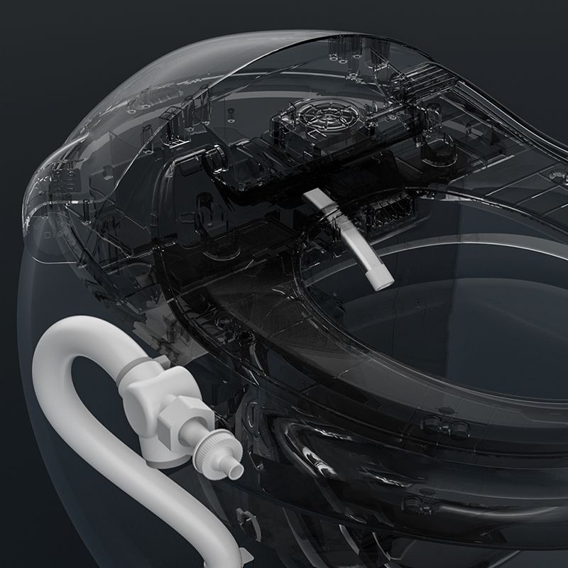 Modern Round Floor Standing Bidet with Temperature Control and Heated Seat Clearhalo 'Bathroom Remodel & Bathroom Fixtures' 'Bidets' 'Home Improvement' 'home_improvement' 'home_improvement_bidets' 'Toilets & Bidets' 1200x1200_2b3aac36-69ae-46dc-980d-6f353de14143