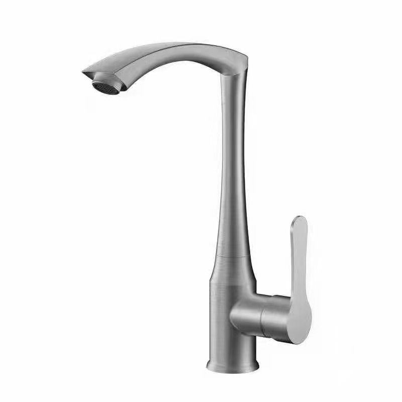 Modern Faucets 1-Handle with Water Dispenser Standard Kitchen Faucets Clearhalo 'Home Improvement' 'home_improvement' 'home_improvement_kitchen_faucets' 'Kitchen Faucets' 'Kitchen Remodel & Kitchen Fixtures' 'Kitchen Sinks & Faucet Components' 'kitchen_faucets' 1200x1200_2b3b1173-60d7-41a3-9b6f-ab4f6dc88424