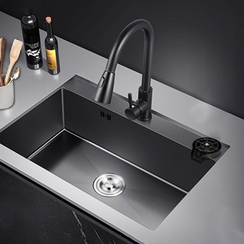 Contemporary Kitchen Sink Stainless Steel 2 Holes Drop-In Kitchen Sink Clearhalo 'Home Improvement' 'home_improvement' 'home_improvement_kitchen_sinks' 'Kitchen Remodel & Kitchen Fixtures' 'Kitchen Sinks & Faucet Components' 'Kitchen Sinks' 'kitchen_sinks' 1200x1200_2b3c6606-52db-43bc-9c33-0ad3ec367307