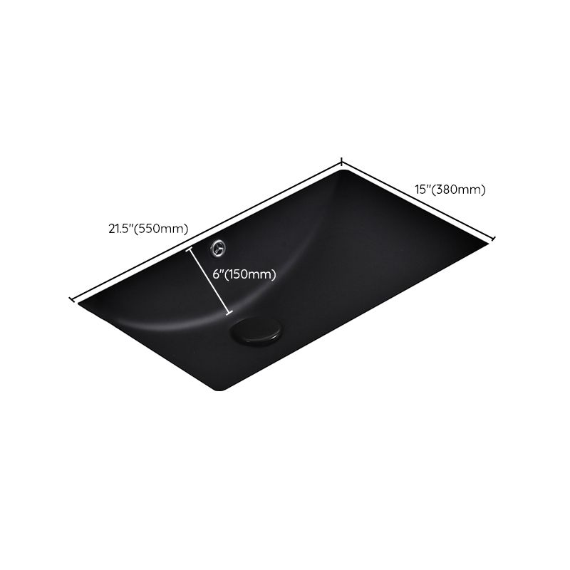 Black Undermount Vanity Sink Modern Porcelain Undermount Vanity Sink Clearhalo 'Bathroom Remodel & Bathroom Fixtures' 'Bathroom Sinks & Faucet Components' 'Bathroom Sinks' 'bathroom_sink' 'Home Improvement' 'home_improvement' 'home_improvement_bathroom_sink' 1200x1200_2b4e07cb-3fff-42c3-802b-0b83c258403c